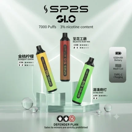 SP2S一次性拋棄式電子煙7000口-sp2s電子煙官網
